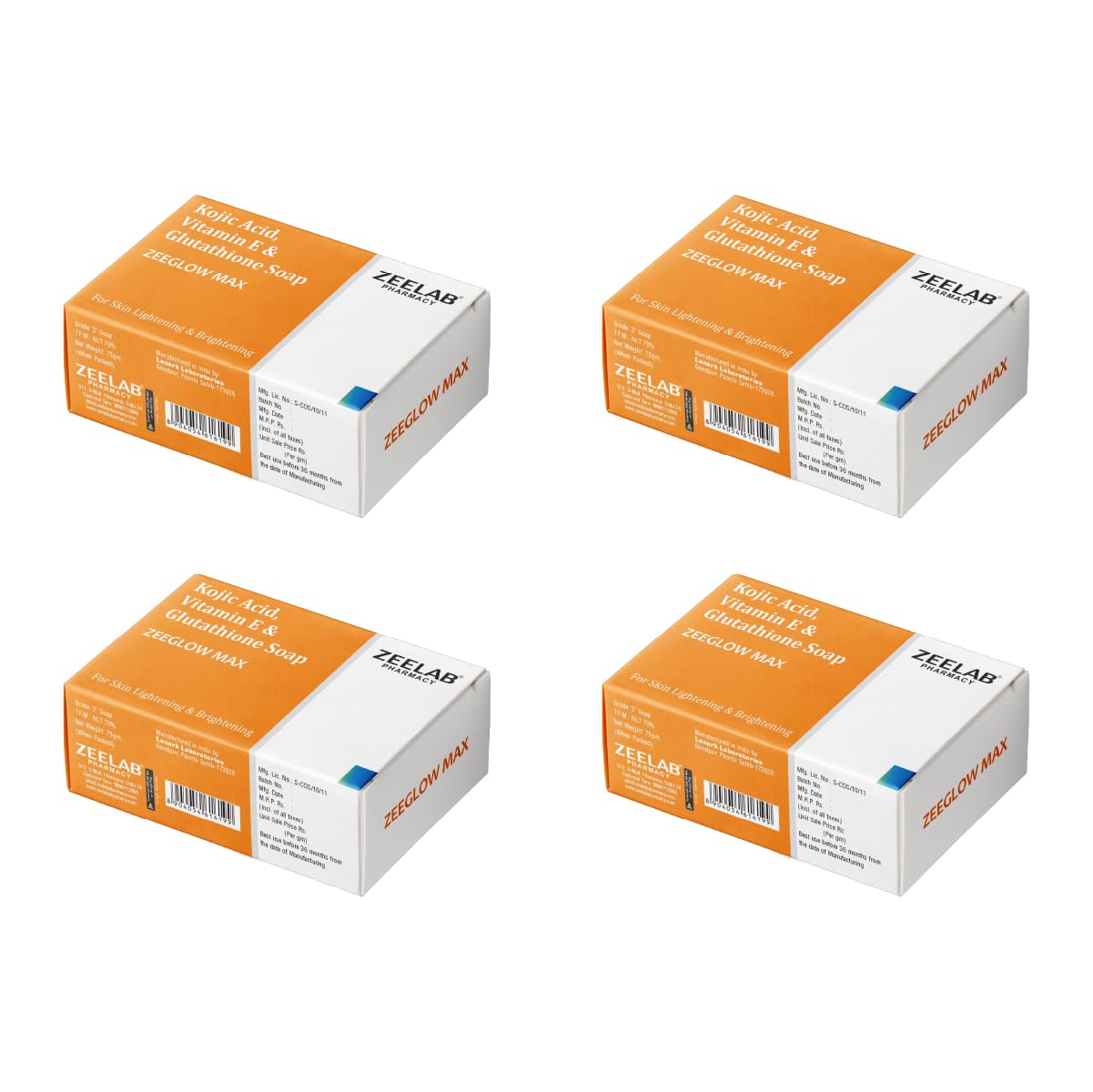 Zeelab Kojic Soap With Vitamin E and Glutathione