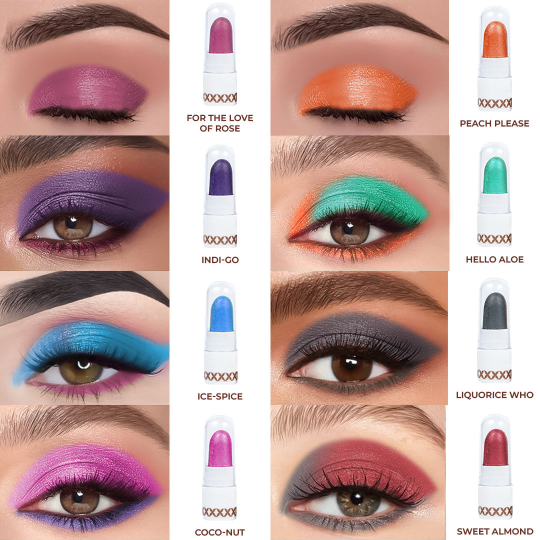Just Herbs 8 in 1 Eyeshadow Lidsticks (Available in 2 Variants) Veeha