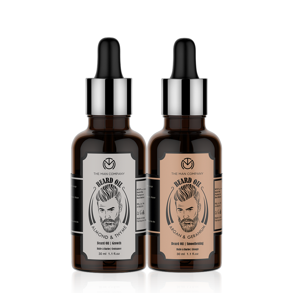 The Man Company Beard Oil Beard Growth Duo Veeha Beauty