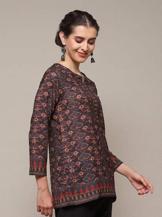 Biba Ethnic Motifs Printed Regular Kurti