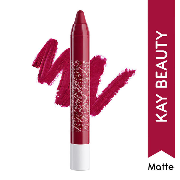 Kay Beauty Matteinee Matte Lip Crayon Lipstick The After Party - 1.8 gms