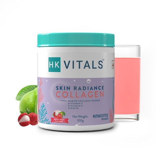 HealthKart HK Vitals Skin Radiance Collagen Supplement - Mixed Fruit - 100 gms