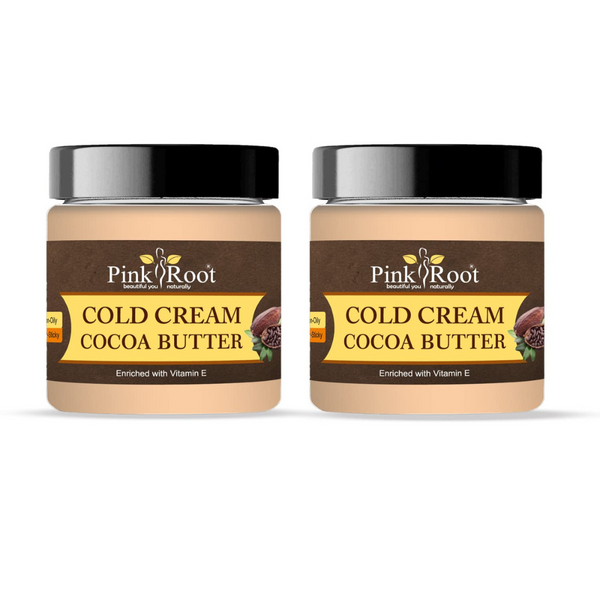 Pink Root Cocoa Butter Cold Cream - 100 ml (Pack of 2)