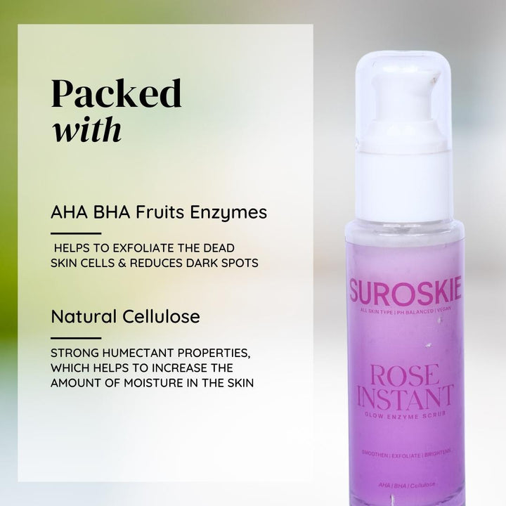 Rose Instant Glow Enzyme Scrub