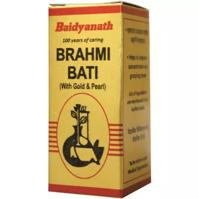 Baidyanath Brahmi Bati With Gold & Pearl - 30 Tabs
