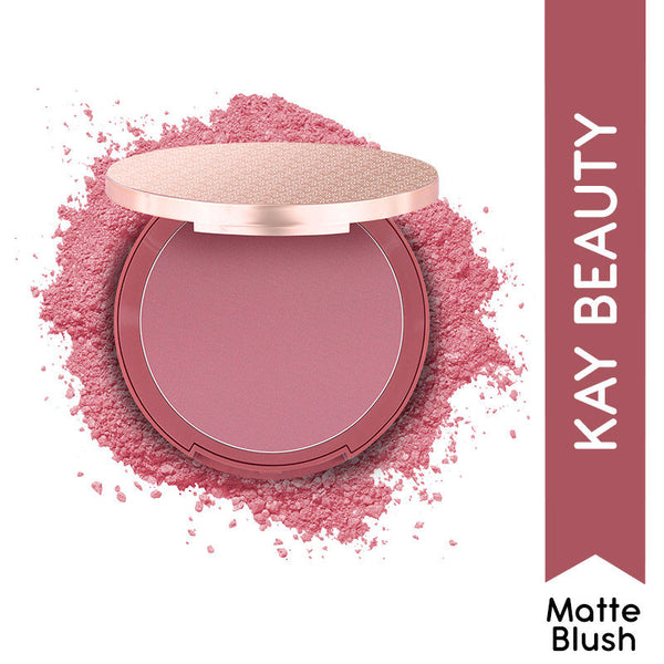 Kay Beauty Matte Blush Dusty Rose - 8.5 gms