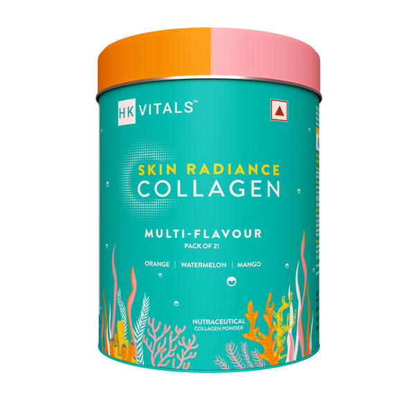 HealthKart HK Vitals Skin Radiance Collagen Powder  Multi-Flavour - Pack of 21