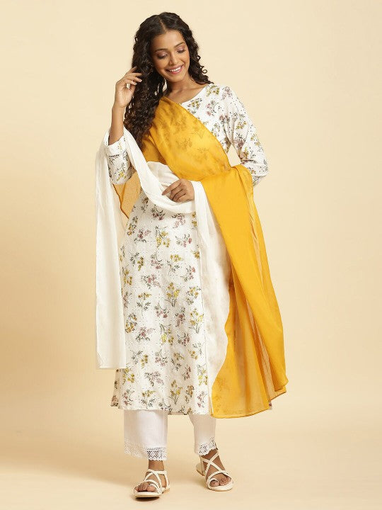 W Pure Cotton Dupatta