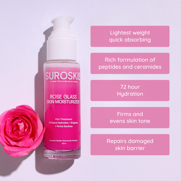 Rose Glass Skin Moisturizer - Single
