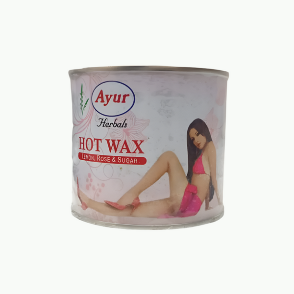 Ayur Herbals Hot Wax Lemon Rose and Sugar - 600 gms