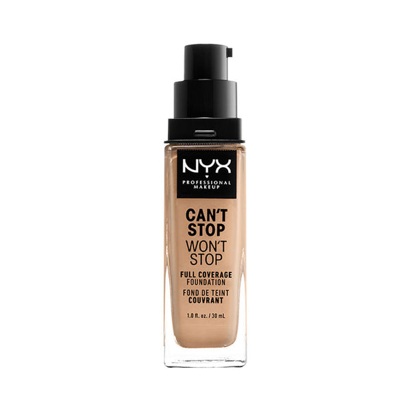 NYX Professional Makeup Can't Stop Won't Stop Full Coverage Foundation - True Beige - 30 ml