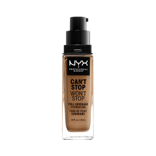 NYX Professional Makeup Can't Stop Won't Stop Full Coverage Foundation - Caramel - 30 ml