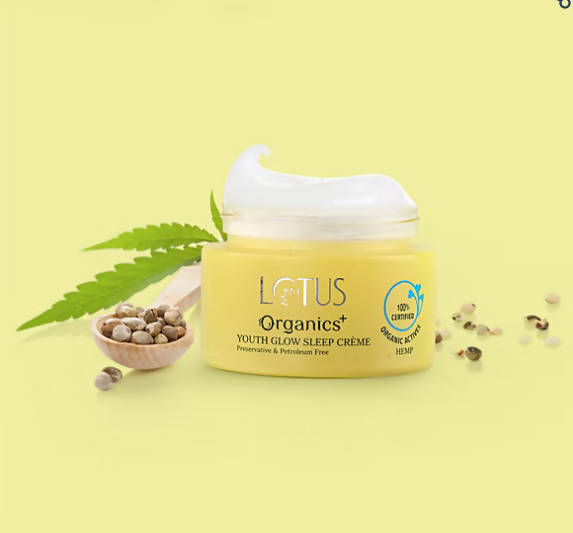 Lotus Organics+ Hemp Youth Glow Sleep Crème