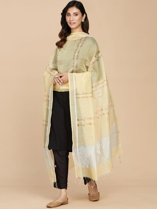 Fabindia Ethnic Motifs Printed Dupatta