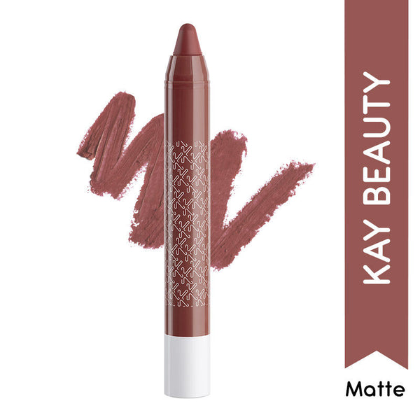 Kay Beauty Matteinee Matte Lip Crayon Lipstick Papp Ed - 1.8 gms