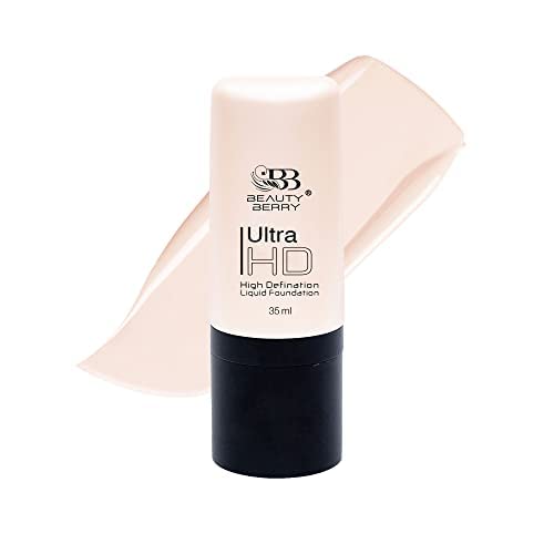 Beauty Berry Ultra Matte Hd High Definition Liquid Full Coverage Foundation Fair - 35 ml