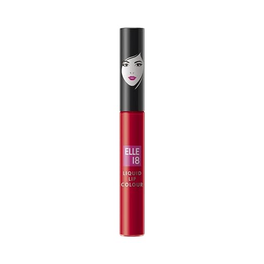 Elle18 Liquid Matte Lip Colour Rhubarb Red - 5.6 ml