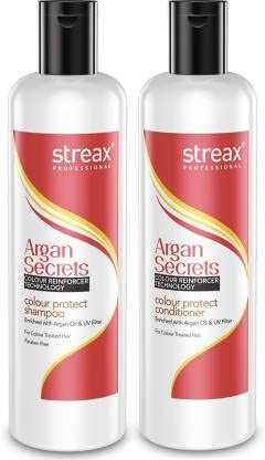 Streax Professional Argan Secret Shampoo + Conditioner Combo