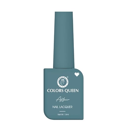 Colors Queen Affair Nail Polish 07 Steel Teal - 13 ml