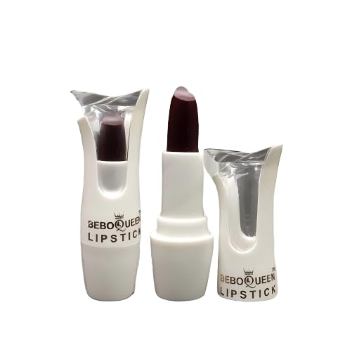 Bebo Queen Womens Lotus Shape Matte Lipstick Brown - 20 gms