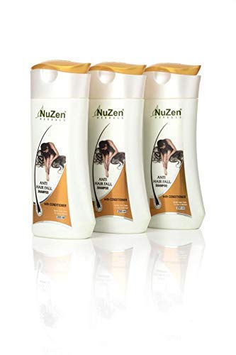 Nuzen Herbals Anti Hair Fall Shampoo with Conditioner - 200 ml(Pack of 3)