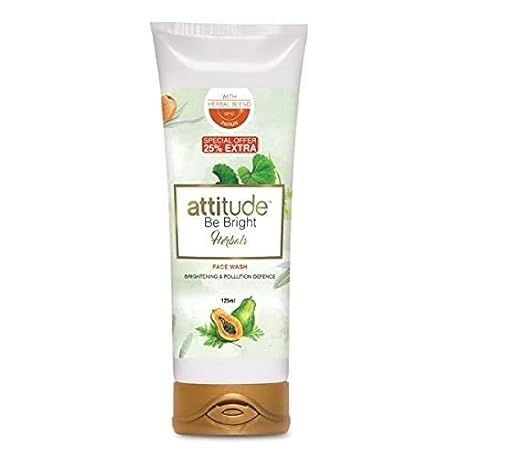 Amway Attitude Be Bright Herbals Face Wash - 100 ml