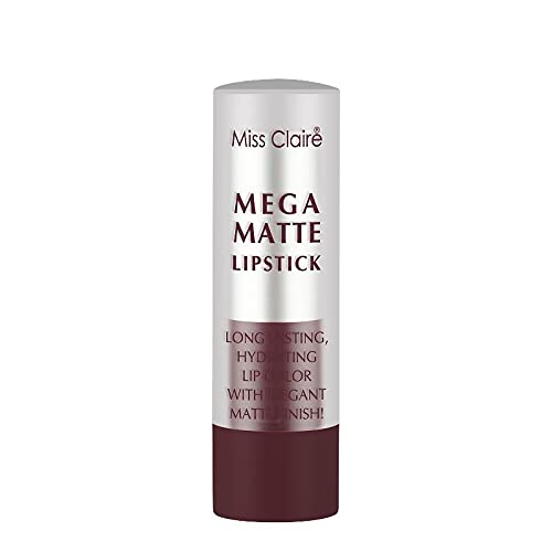 Miss Claire Longlasting Hydrating Mega Matte Lipstick - 3 gms