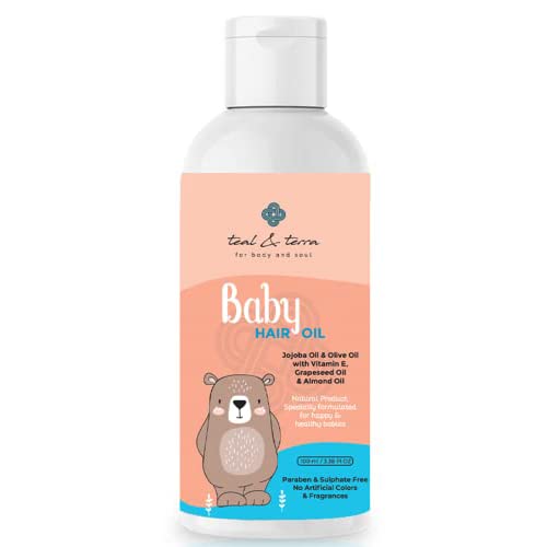 Teal & Terra Natural Organic Baby Hair Growth Oil - 100 Ml