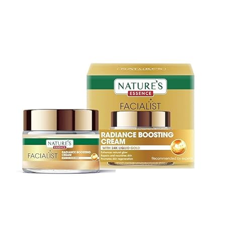 Natures Essence Facialist Radiance Boosting Cream with 24K Liquid Gold - 45 gms