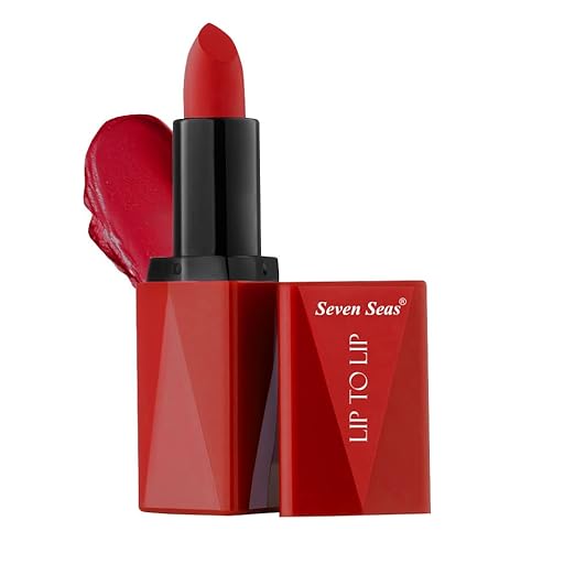 Seven Seas Lip To Lip Matte Lipstick Matte Red - 3.8 gms