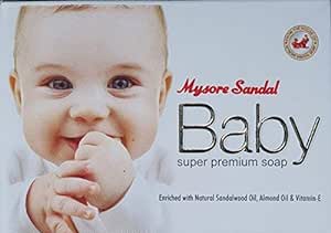 Mysore Sandal Baby Soap -  75 gms (Pack of 3)