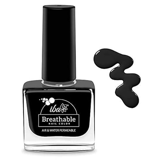 Iba Breathable Nail Color - B21 Pristine Black - 9 ml