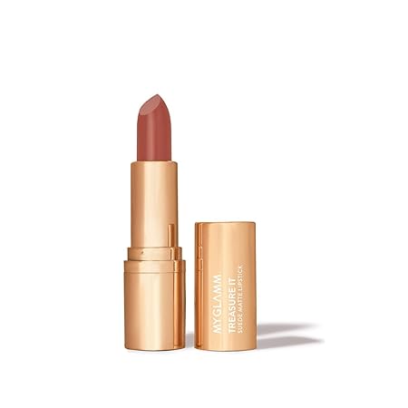 MyGlamm Treasure IT Suede Matte Lipstick Love Triangle (Brown Shade) - 4.2 gms