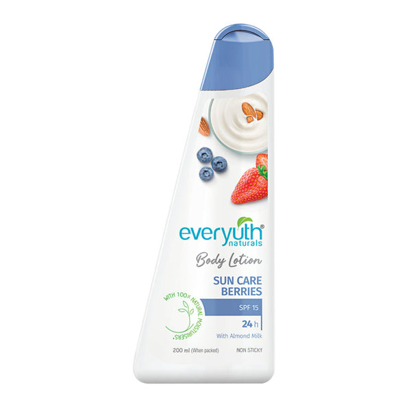 Everyuth Naturals Sun Care Berries Body Lotion with Almond Milk - 200 ml