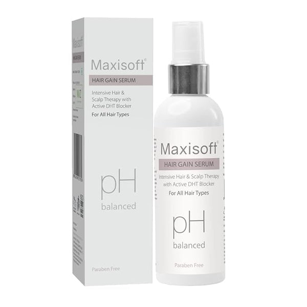 Maxisoft Hair Gain Serum | Intensive Hair & Scalp Therapy for All Hair Types - 100 Ml