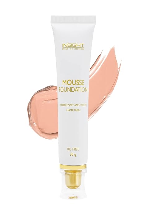 Insight Cosmetics Mousse Foundation with SPF 15 Colour 02 Soft Honey Oil Free - 30 gms