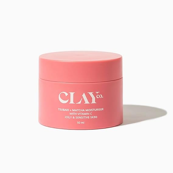 Clayco Tsubaki + Matcha Face Moisturizer With Vitamin C For Oily & Sensitive Skin - 50 ml