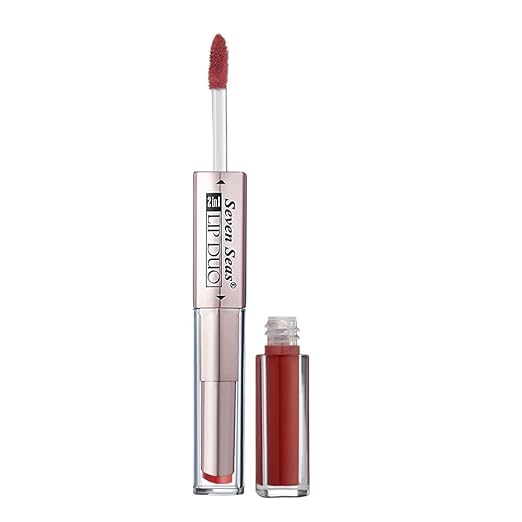 Seven Seas Lip Duo 2 In 1 Lipstick Claret - 3 ml