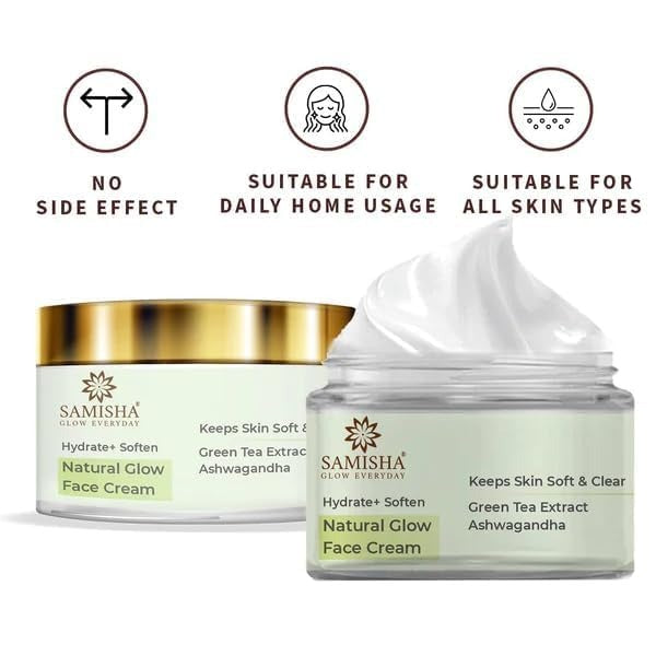 Samisha Green Tea Daily Glow Face Cream - 50 gms