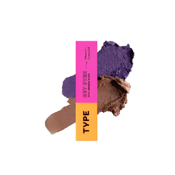 Type Beauty Get Even Dual Smudge Stick Plum/Mousse - 12 gms