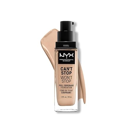 NYX Professional Makeup Can't Stop Won't Stop Full Coverage Foundation - Light - 30 ml