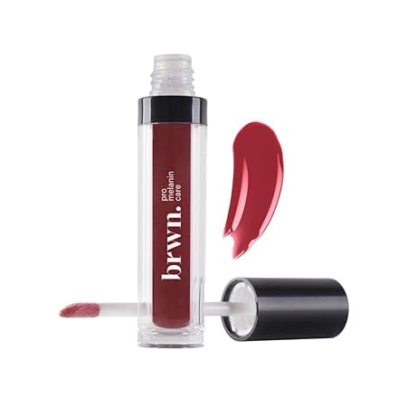 Brwn. Pro Melanin Care Glass Shine Lip Gloss 02 Berry Glaze - 4.5 ml