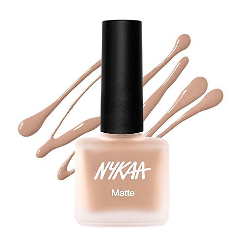 Nykaa Nude Matte Nail Enamel Milk Chocolate 157 - 9 ml