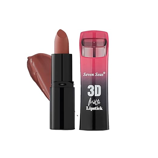 Seven Seas 3D Matte Lipstick Castro I - 3.8 gms