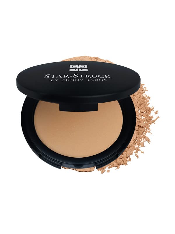 Starstruck By Sunny Leone Face Compact Powder Tan - 9 gms