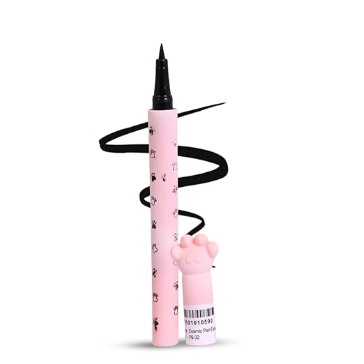 Pink N Blue Super Eyeliner Pen 48hr Wear Intense Black - 12 ml