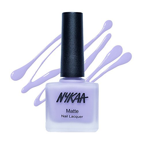 Nykaa Matte Nail Enamel - Lavender Panna Cotta Shade 15 - 9 ml