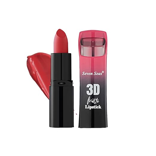 Seven Seas 3D Matte Lipstick Chestnut Rose - 3.8 gms