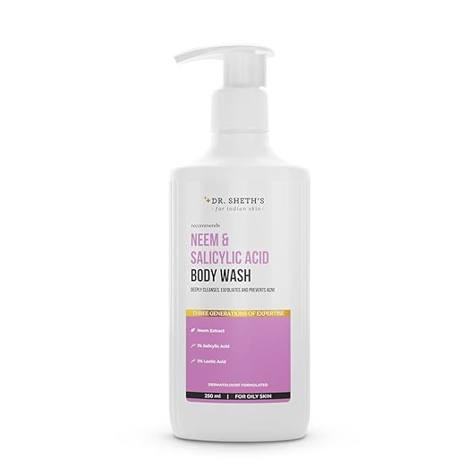 Dr. Sheth's Neem & Salicylic Acid Body Wash - 250 ml