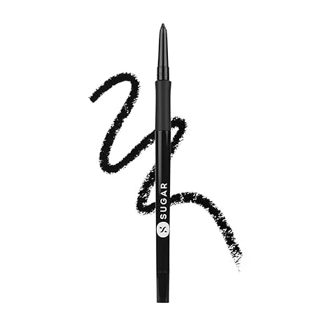 Sugar Cosmetics Twist And Shout Fadeproof Kajal 01 Black Velvet (Black Kajal) - 0.35 gms